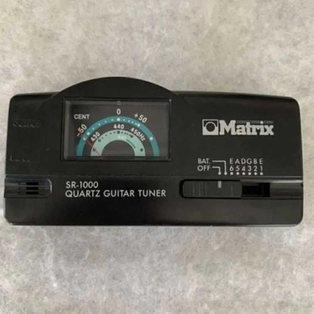 Matrix SR-1000 Quartz Guitar Tuner-Not Tested